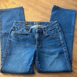 Aura by Wrangler Blue Straight Leg Jeans